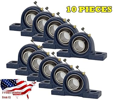 10 Pieces Ucp208 24 1 1 2 Inch Pillow Block Bearing Solid Base