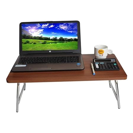 Multipurpose Wooden Portable Table for Study, Laptop & Bed Dinging Table Premium Quality Folding Study Bed Table / Portable laptop table / Portable Study Table / Wooden Laptop table / Folding Study Bed Table / Study/Dining table for bed