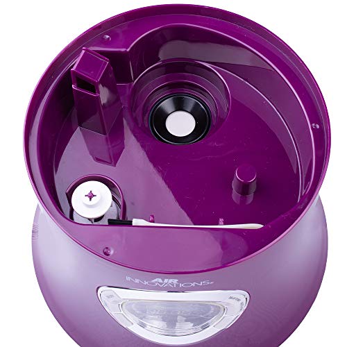 Air Innovations MH-701BA Purple Humidifier Whisper-Quiet Large Capacity 1.7Gal Cool Mist Ultrasonic for Rooms up to 600 SqFt and Baby Bedroom Lasts Up to 96 Hours Includes Remote and Digital Display - Thumbnail 6
