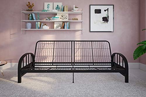 Dhp Aiden Metal Futon Frame Black