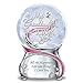 The Bradford Exchange Musical Glitter Globe for Granddaughter with Swarovski Crystal and Poem Card (Pink)