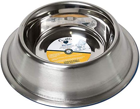 OurPets DuraPet Premium No-Tip Stainless Steel Pet Bowls