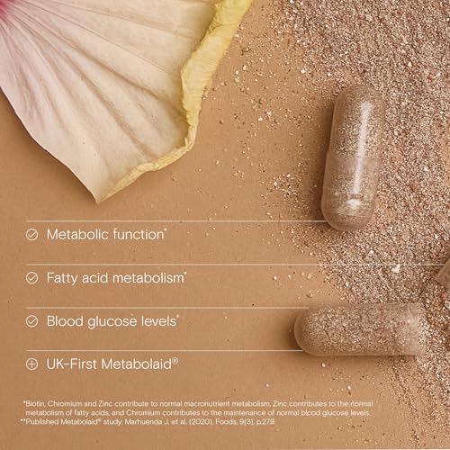 WILD NUTRITION Food-Grown Weight Management Support with Metabolaid | Optimal Metabolic Support | Microbiome Support | 90 Capsules