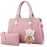 Coofit Womens Daily Handbag Synthetic Leather Shoulder Messenger Bag with Strap