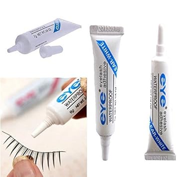 Fameza Waterproof Eyelashes Makeup Adhesive Eye Lash Glue(set of 2)