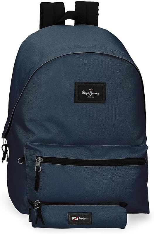 Aris Sac à dos pour ordinateur 15,6" + trousse scolaire Bleu 31x44x17,5 cms Polyester 0 23.87L