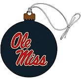 GRAPHICS & MORE University of Mississippi Primary Logo Wood Christmas Tree Holiday Ornament