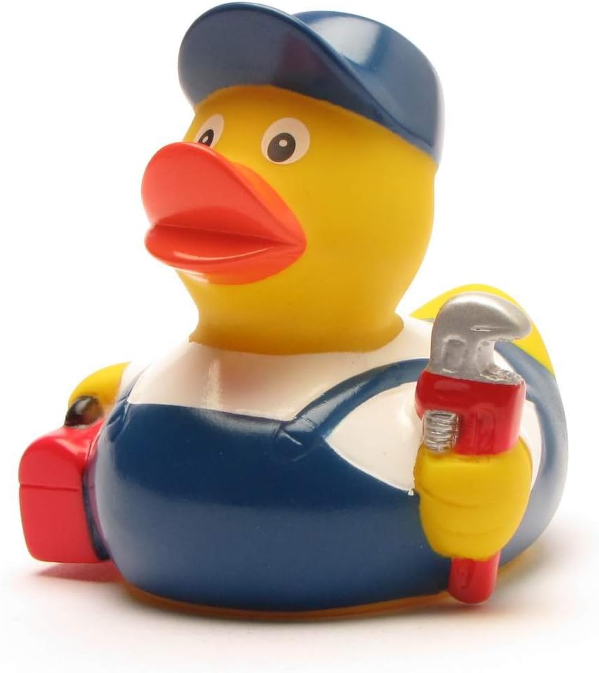 I Rubber Duck Plumber I Bath Duck Amazon.co.uk Toys & Games