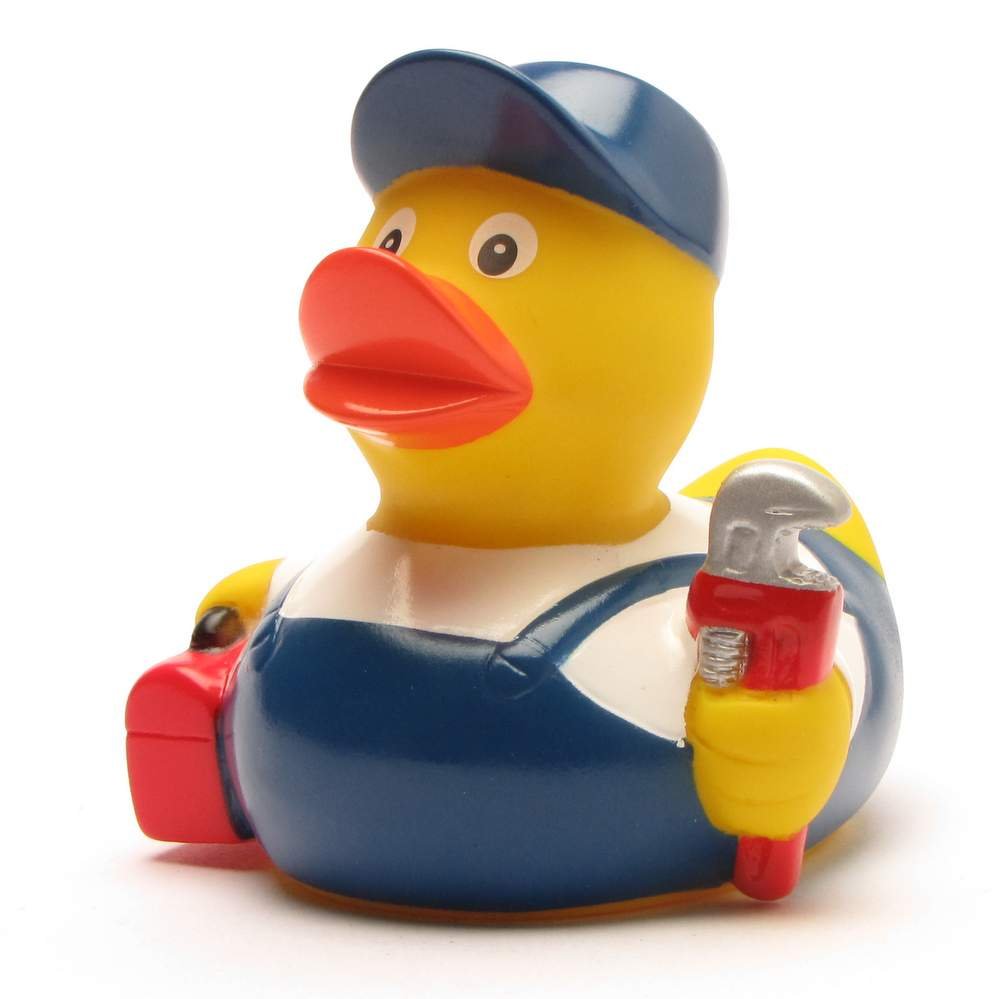 Duckshop I Rubber Duck Plumber I Bath Duck