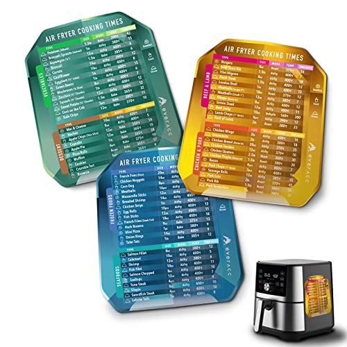 Air Fryer Cheat Sheet Set, Instant Vortex Air Fryer