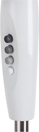 Signature 16” Pedestal Fan 3 Speed Oscillation Height Tilt White S40011 view 3