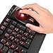 Perixx Periboard-322 Wired Mechanical Trackball Keyboard with 2 Hubs, 2.17 Inch Large Trackball, RGB Backlit Design, US English Layout (PB-322BUS-11577)