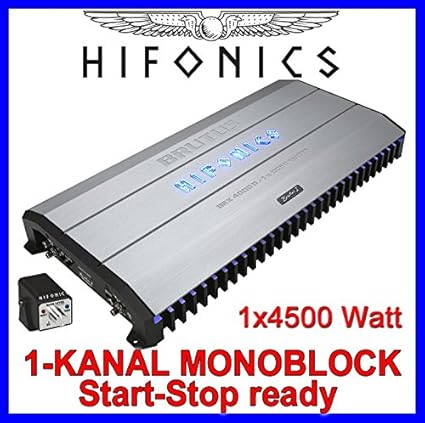 Hifonics BRX4000D Class B 1-Kanal-Verstärker