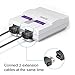 KEKH SNES Classic Controller Extension Cable 3M / 10ft (2-PACK), for Super Nintendo SNES Classic Edition Controller-2017 and Mini NES Classic Edition-2016