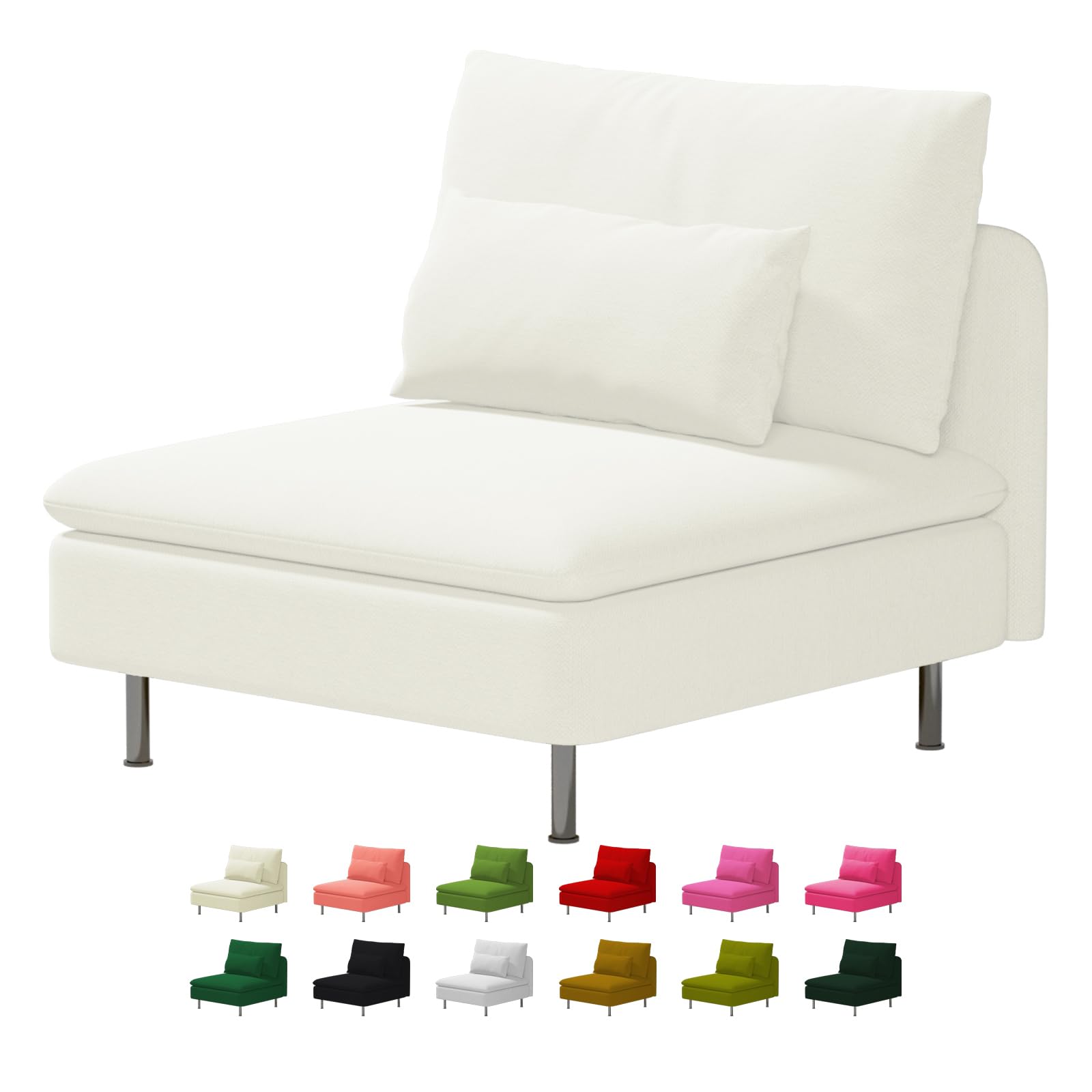 Custom Made Soderhamn 1 Seater Sofa Velvet