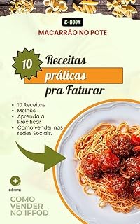 Livro E-book Macarrão no Pote: Receitas de Sucesso para Fazer e Lucrar Muito