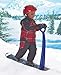 Durable, Sturdy Snow Scooter with Snowboard-type Base, Easy Grip Handle and 200-lb Weight Limit - For Ages 8 and Above by Lakeside
