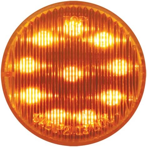 Grand General 79280 Amber 2" Round 10-LED Marker and Clearance Light
