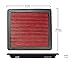 Upgr8 U8701-1504 Hd PRO OEM Replacement High Performance Dry Drop-in Panel Air Filter Red