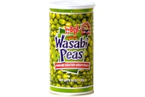 UNKNOWN Hapi Hot Wasabi Peas - Wasabi Coated Green Peas (9.9 oz. can) (Pack of 3)