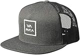 RVCA Men's All The Way Trucker Hat, Charcoal Heather, One Size