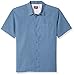 Quiksilver Waterman Men's Centinela 4 Button Down Shirt, Dark Denim, L