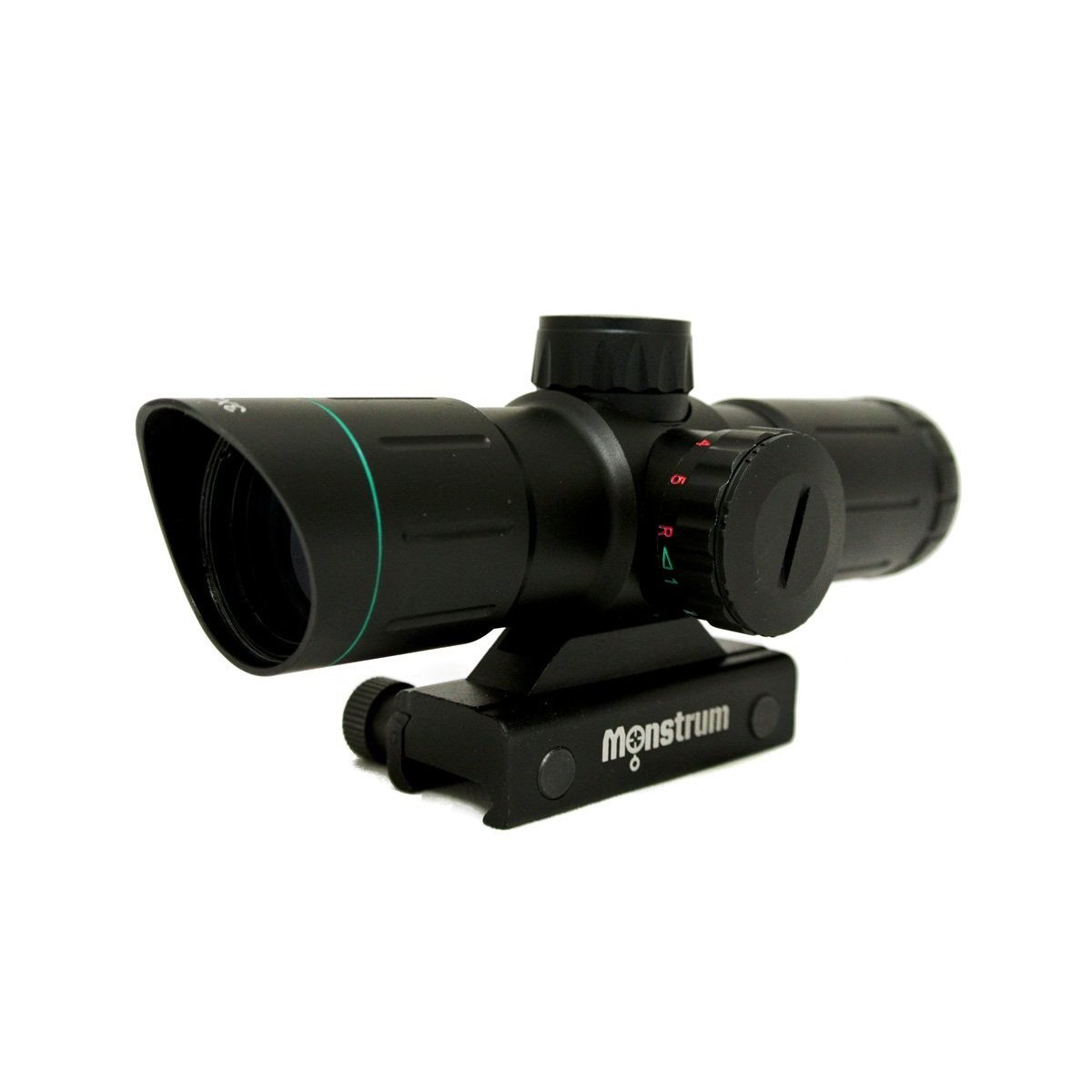 Monstrum Tactical 3x30 Rifle Scope with Illuminated Range Finder