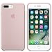 Soft Silicone Case Cover iPhone 8 Plus(5.5inch), Boxed- Retail Packaging,Liquid Silicone Gel Rubber Shockproof Case Ultra Soft Microfiber Cloth Lining Cushion (Pink Sand)