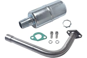 COEFEPIY Exhaust Pipe Header w/Muffler For Honda GX160,GX200 For Predator 212cc 196cc Go Kart& Mini Bike for Coleman MiniBike CT200U & CT200EX BT RB 212cc