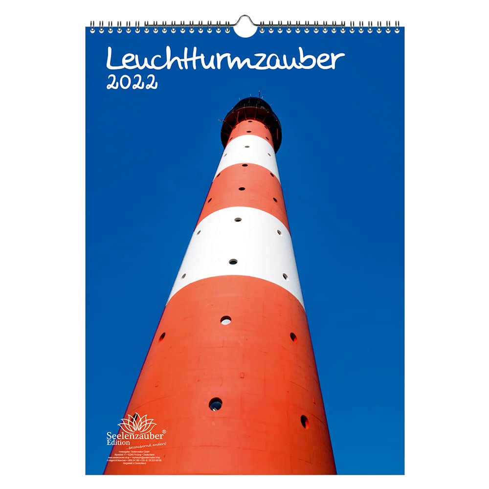 Leuchtturmzauber DIN A3 Calendar Portrait Format for 2022 Lighthouse Seelenzauber