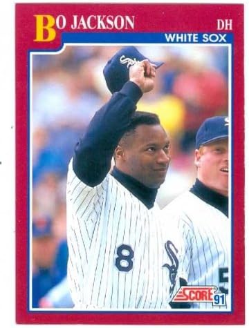 Amazon Com Bo Jackson Baseball Card 1991 Score 1t Chicago White Sox Sports Collectibles