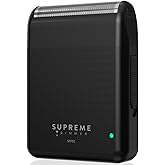 Supreme Trimmer Solo Lite Foil Shaver for Men | Rechargeable Electric Razor + 90 Min Runtime, Type-C USB Fast Charging | Lightweight Travel Shaver, Easy to Carry | STF91