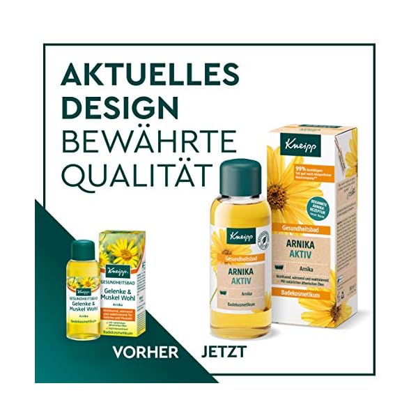 Kneipp Health bath muscle relaxation - bath oil with valuable extract of arnica and essential oils from cabreuva…