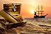 Wooden Pirates Treasure Chest Box Free Lock Key Metal Pirate Coins by Well Pack Box