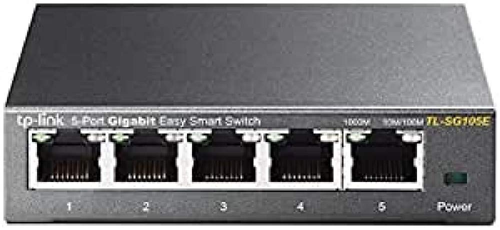 TP-LINK TL-SG105E L2 Gigabit Ethernet (10/100/1000) Black
