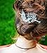 Hair Stick | Hair Accessory | Pearl Dragon Hair Slide | Handmade in the USA by Oberon Design