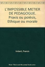 L' impossible métier de pédagogue