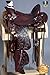 HILASON 15 in Western Horse Wade Saddle Leather Ranch Roping Mahoganythumb 3