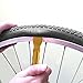 FunFitness Bike Tire Lever - Gold - Premium Hardened Plastic Levers to Repair Bicycle Tube - Must Have Tool Kit for Road Bicyclist - Set of 3