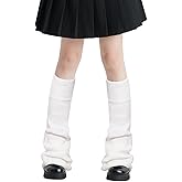Gvhntk Leg Warmers Kawaii Leg Warmers Y2K Harajuku Legs Warmer Knit Long Socks Goth Gyaru Accessories for Lolita Women