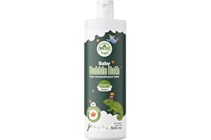 Yogti Kids Foaming Bubble Bath – Eucalyptus Wiggly Turtle 500ml | With Epsom Salt & Pure Essential Oils | Sulphate Free (No S