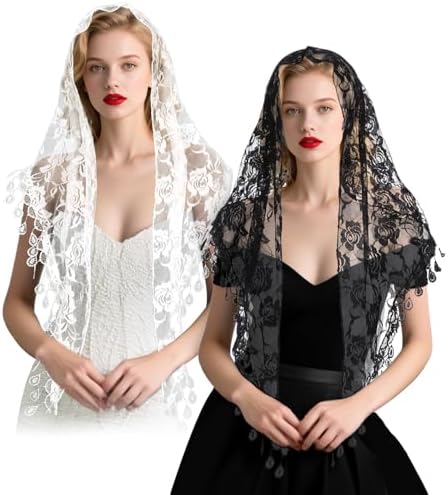 Amazon.com: Zhanmai Veils for Church Catholic Mass Veils for Women