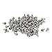 uxcell M2x4mm Thread Hex Key Socket Head Knurl Cap Screws Bolts 100pcs