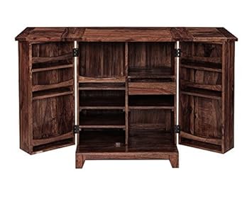 Inhouz INHZ0853(WL) Bar Cabinet (Brown)