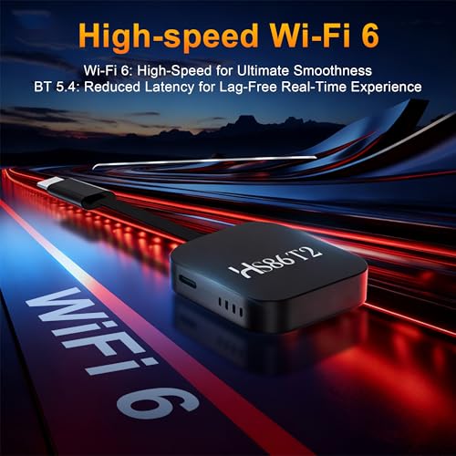 Android TV Stick 14.0, Smart TV Stick 2GB RAM 16GB ROM RK3518 Chip, Dual WiFi 2.4G/5.8G, BT5.0, HDMI 2.0 & HD 4K, Voice Remote Support for Video and Audio, Black 2026