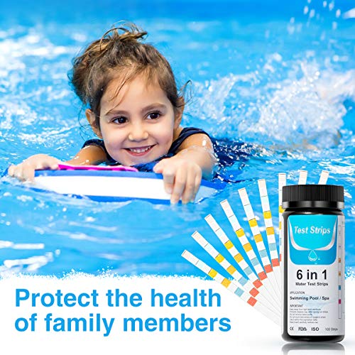 Hot Tub Test Strips 6 in 1 Spa Test Strips 100 Count, Best Water Test