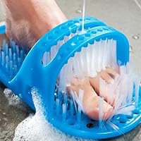 Bath Brush - Plastic Foot Bath Brush Bathroom Massage Slippers Pumice Stone Shower Shoe Shaped Exfoliating - Sponge Hand Toes Thin Detachable Organic Skin Angled Round Ecotools Mesh Kitch