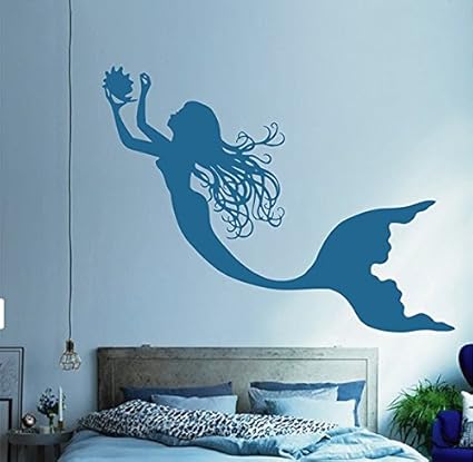 Amazon Com Ik2901 Wall Decal Sticker Mermaid Siren