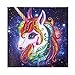 qiaoniuniu 5D Diamond Painting for Kids, Painting by Number Kits, Unicorn Toys, Arts Crafts Supply Set, Rhinestone Mosaic Making for Home Wall Decor Gifts for Christmas Birthday - Pony, Horse
