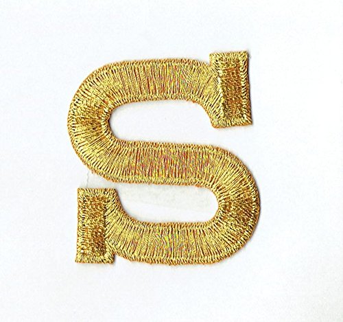 Alphabet Letter - S - Color Gold - 2